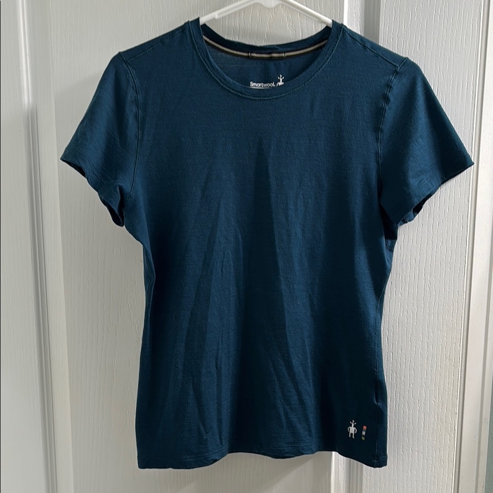 Smartwool All Season 88% Merino Shirt in Twilight Blue, medium